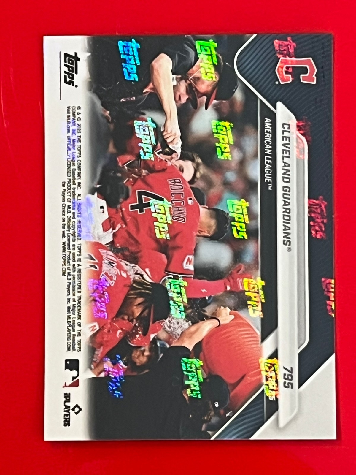 Guardians Win AL Central 2025 Topps NOW 795 HISTORIC Jose Ramirez Steven Kwan