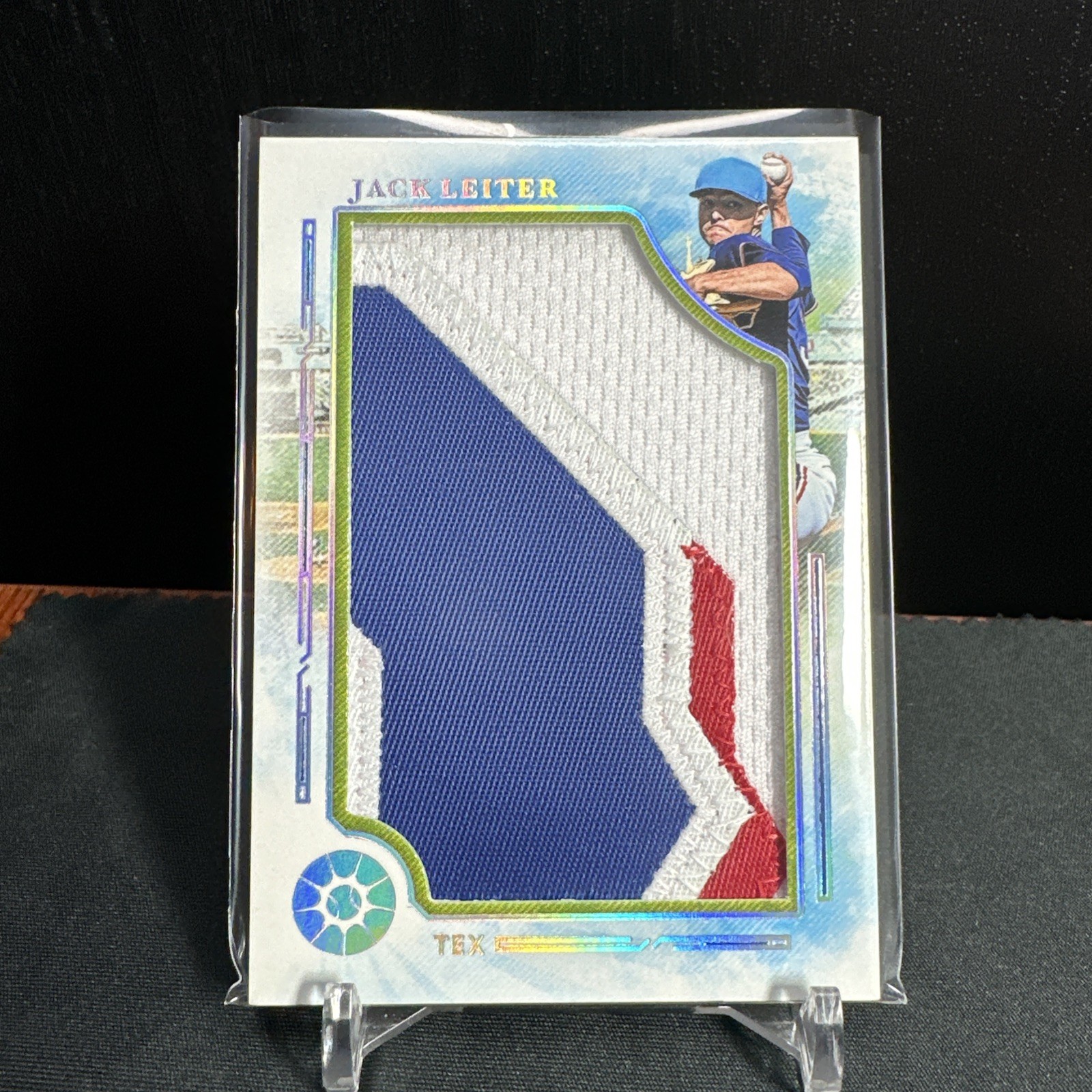 2/10 JACK LEITER HOLO SILVER MASSIVE MATERIALS 2025 Boys Of Summer #MM-JL TEXAS