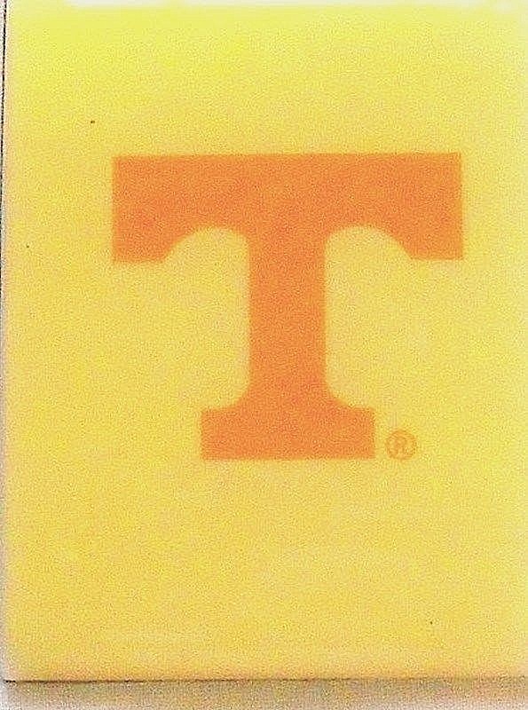 UNIV. OF TENNESSEE VOLUNTEERS REFRIGERATOR RECTANGULAR MAGNET WITH ORANGE T LOGO