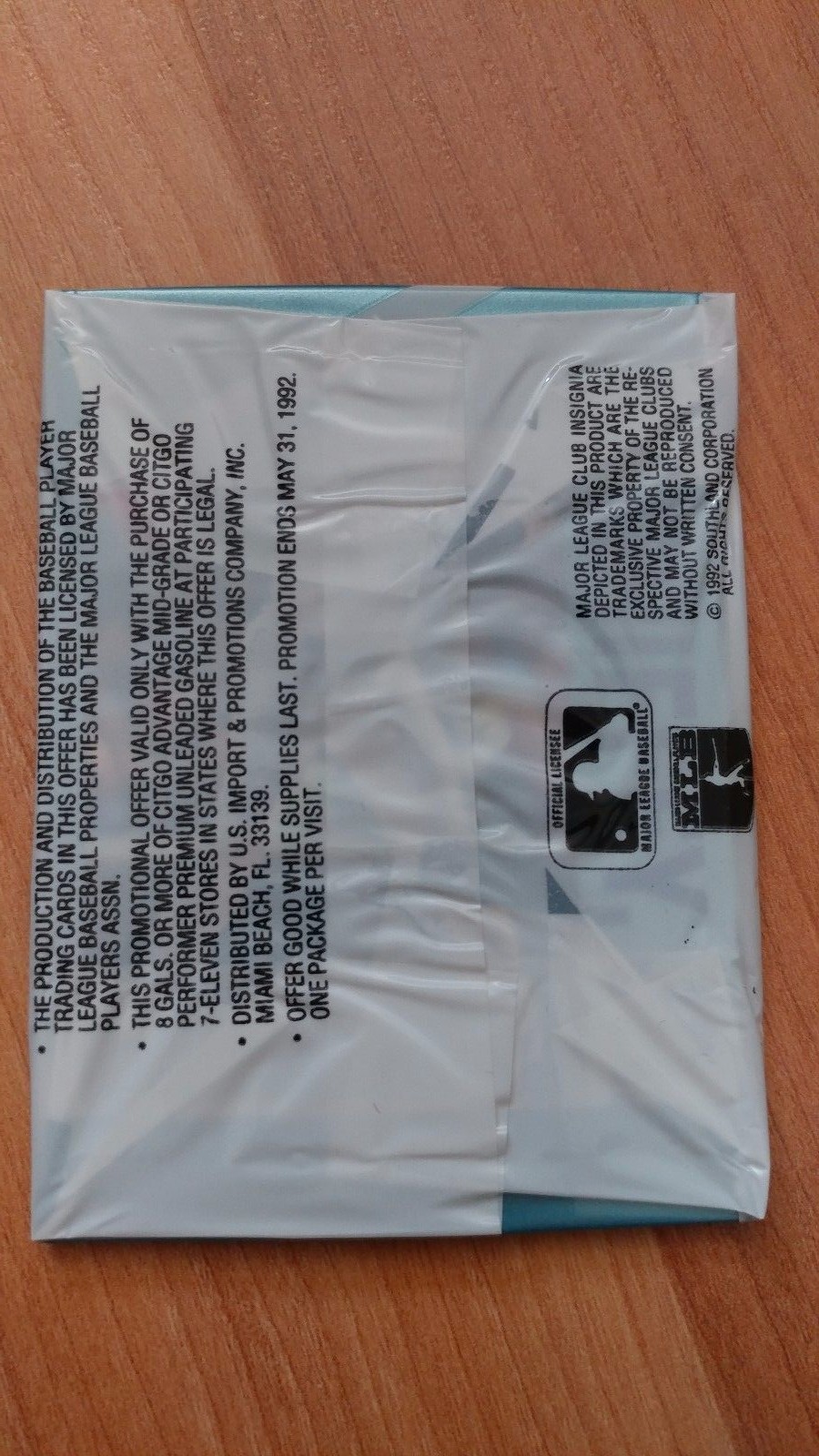 1992 Fleer The Performer Collection Baseball 1 Pack CITGO 7-Eleven 1st Edition