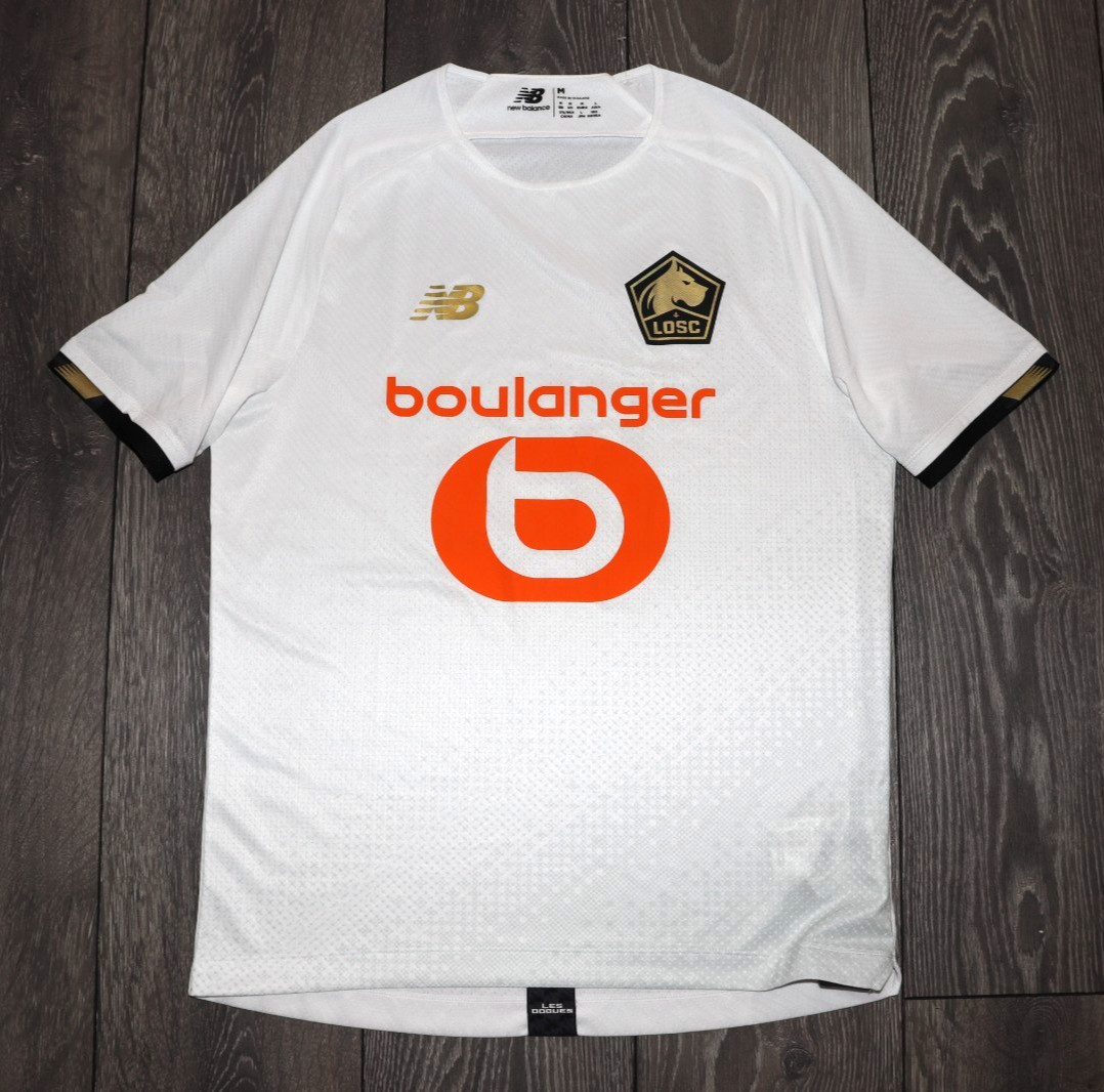 LOSC LILLE FRANCE 2021/22 AWAY FOOTBALL SHIRT SOCCER JERSEY NEW BALANCE MEN’S M