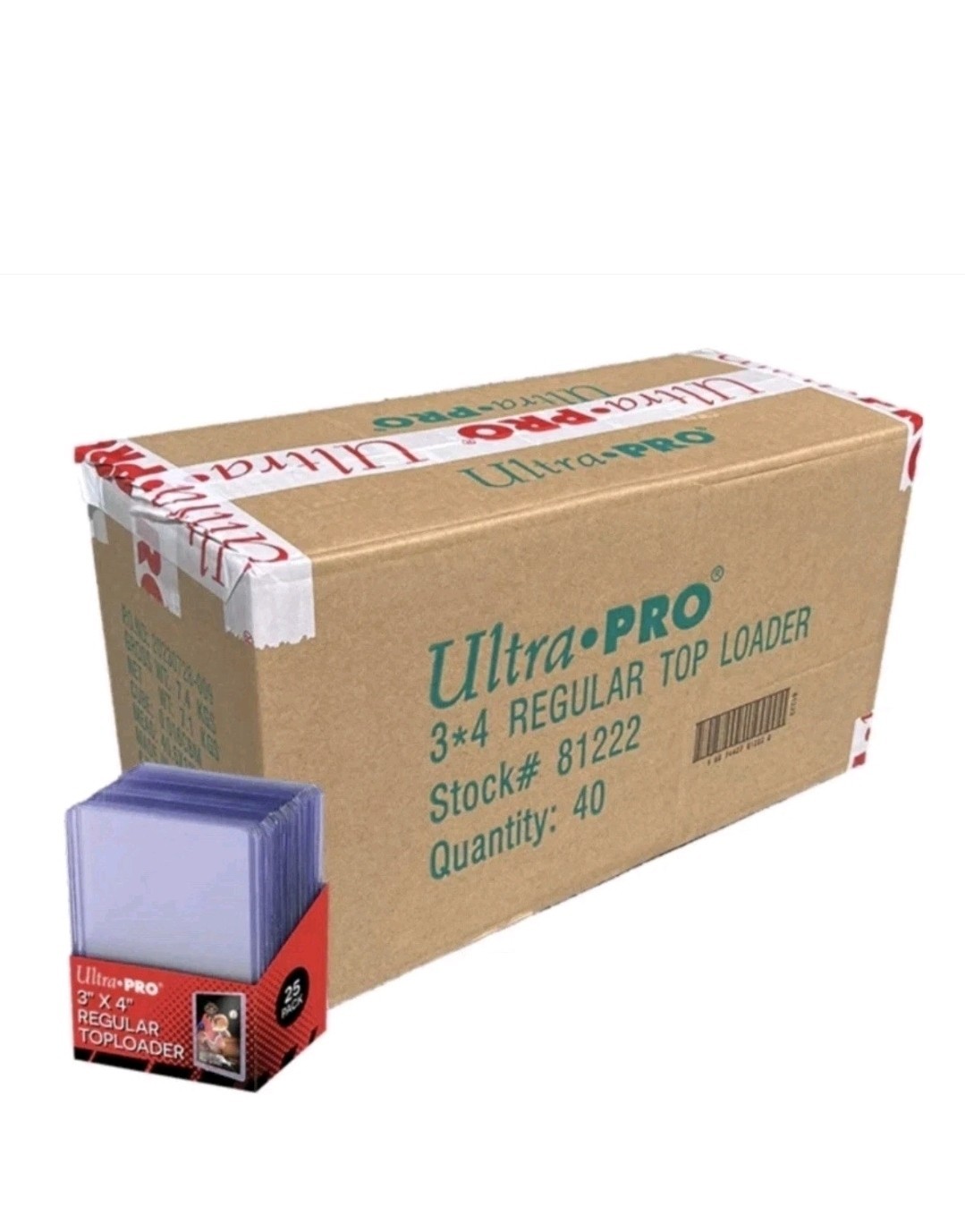 1000 Ultra Pro Standard 3×4 Toploader Factory Sealed Case (40packs) #81222