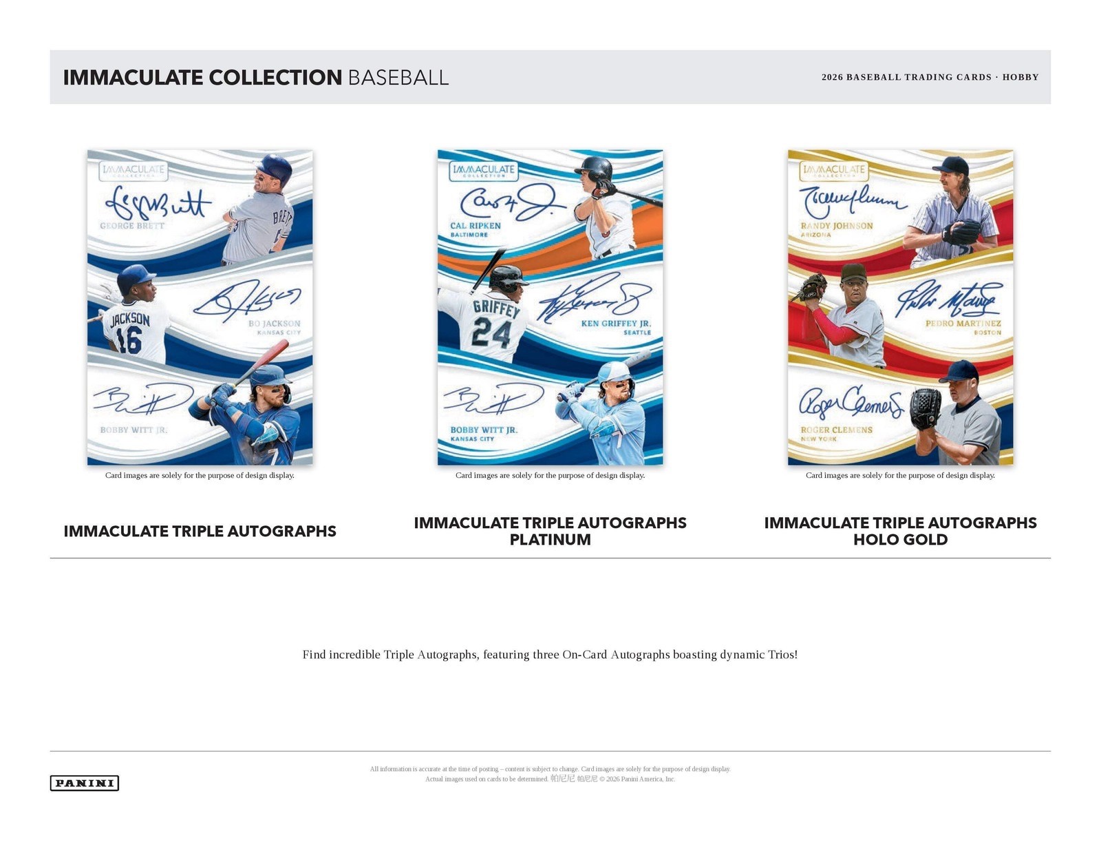 2026 Panini Immaculate Baseball MLB Factory Sealed Hobby Box