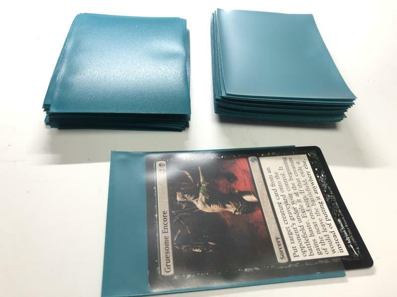 Lenayuyu 300pcs Petrolblue Protector Standard MTG Card Sleeves 66x91mm Matte