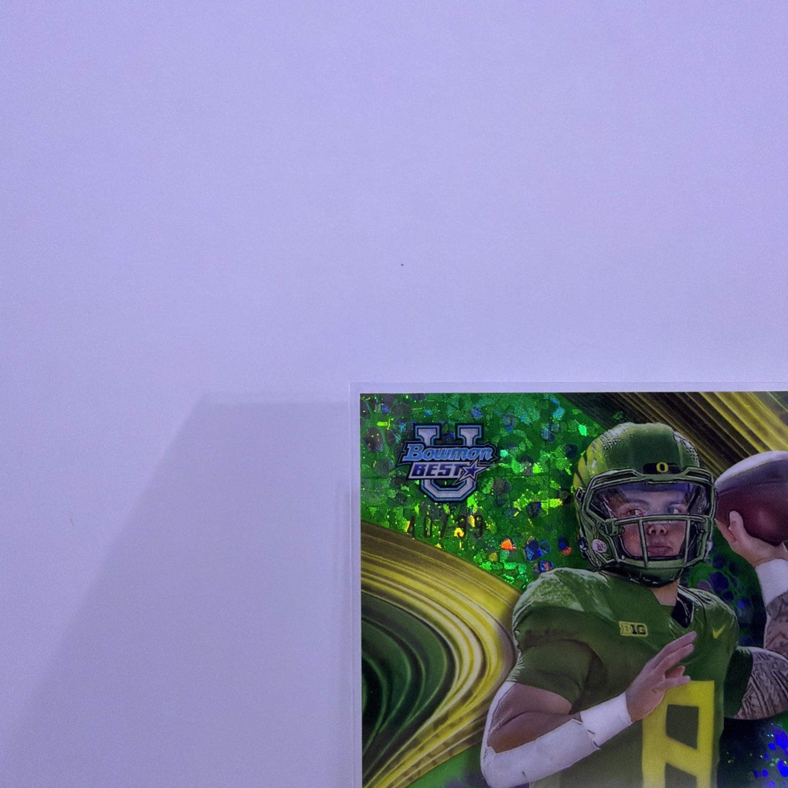 Bowman’s University Auto Dillon Gabriel #BOA-DG Green MiniDiamond Refractor /99