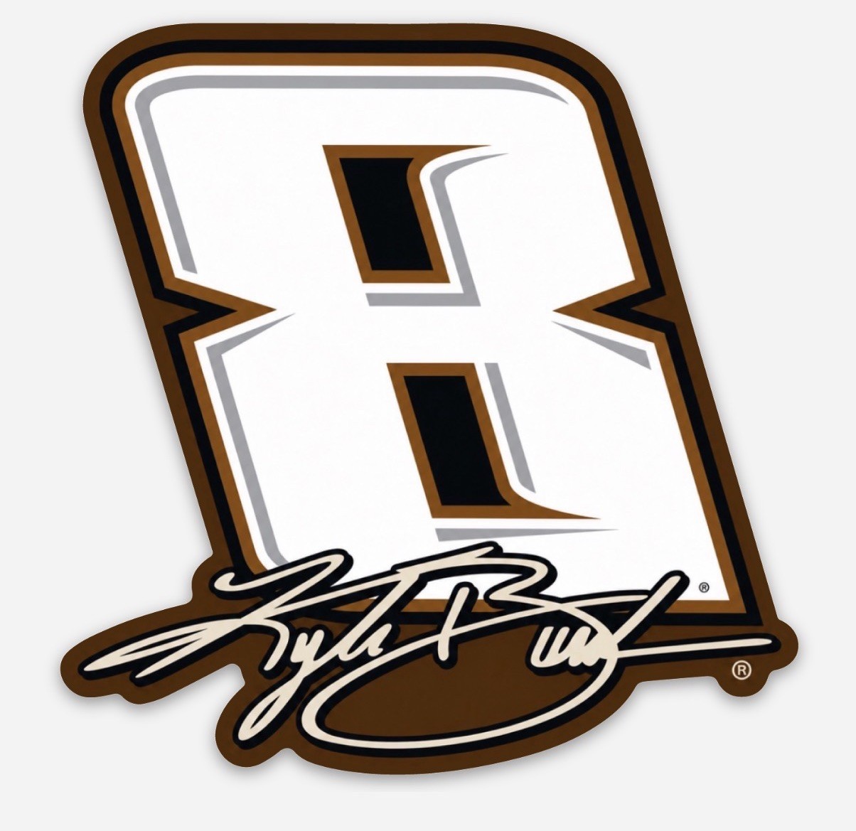 Kyle Busch # 8 NASCAR Vinyl Sticker Decal