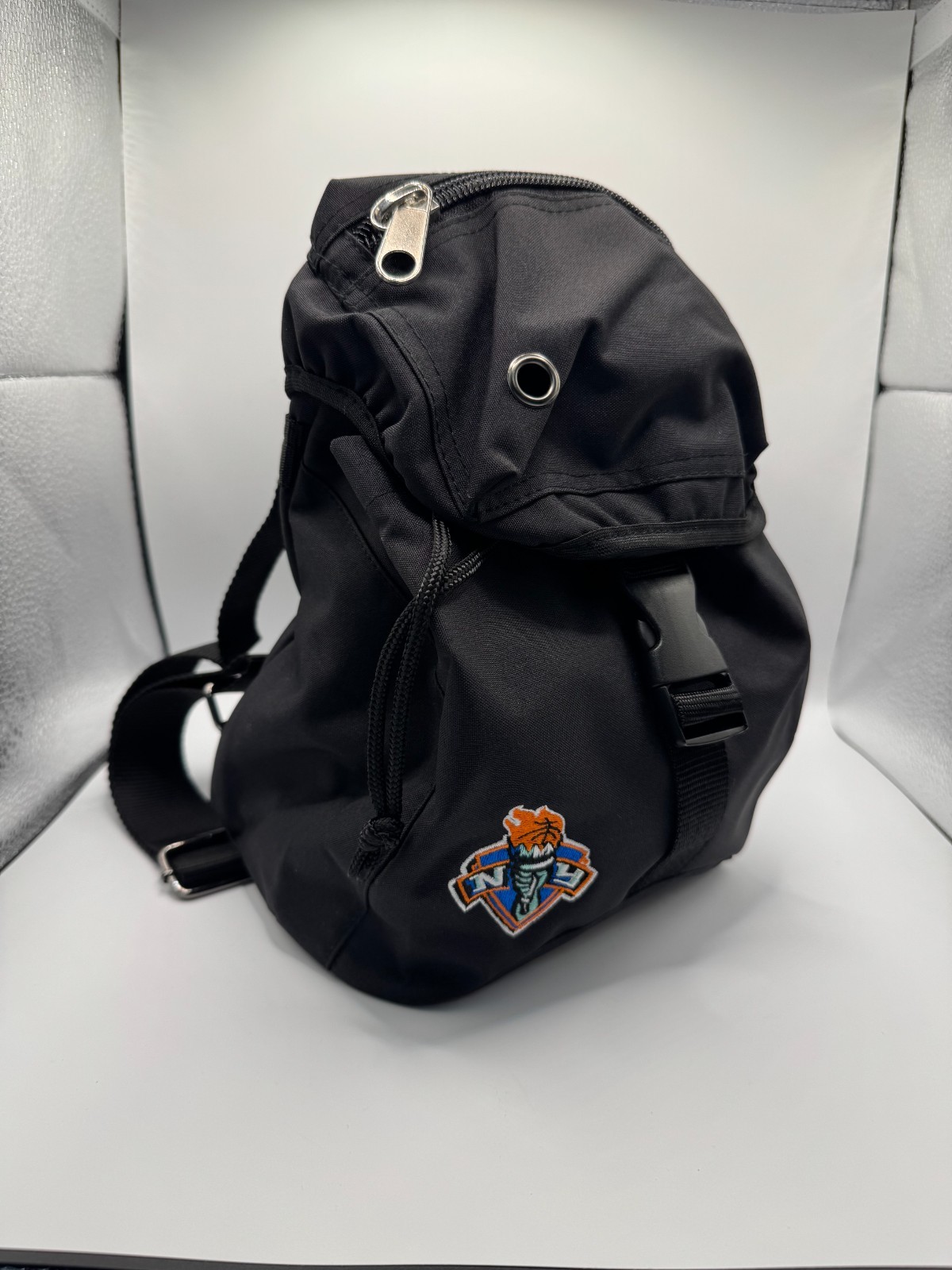 Vintage New York Liberty CD Backpack Mini Bag NOS Embroidered Logo WNBA Rare