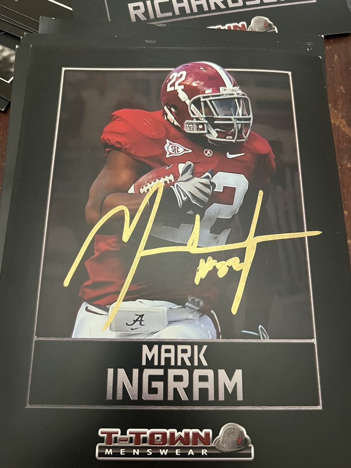 Alabama Crimson Tide Multiple Players Signed Mini Prints