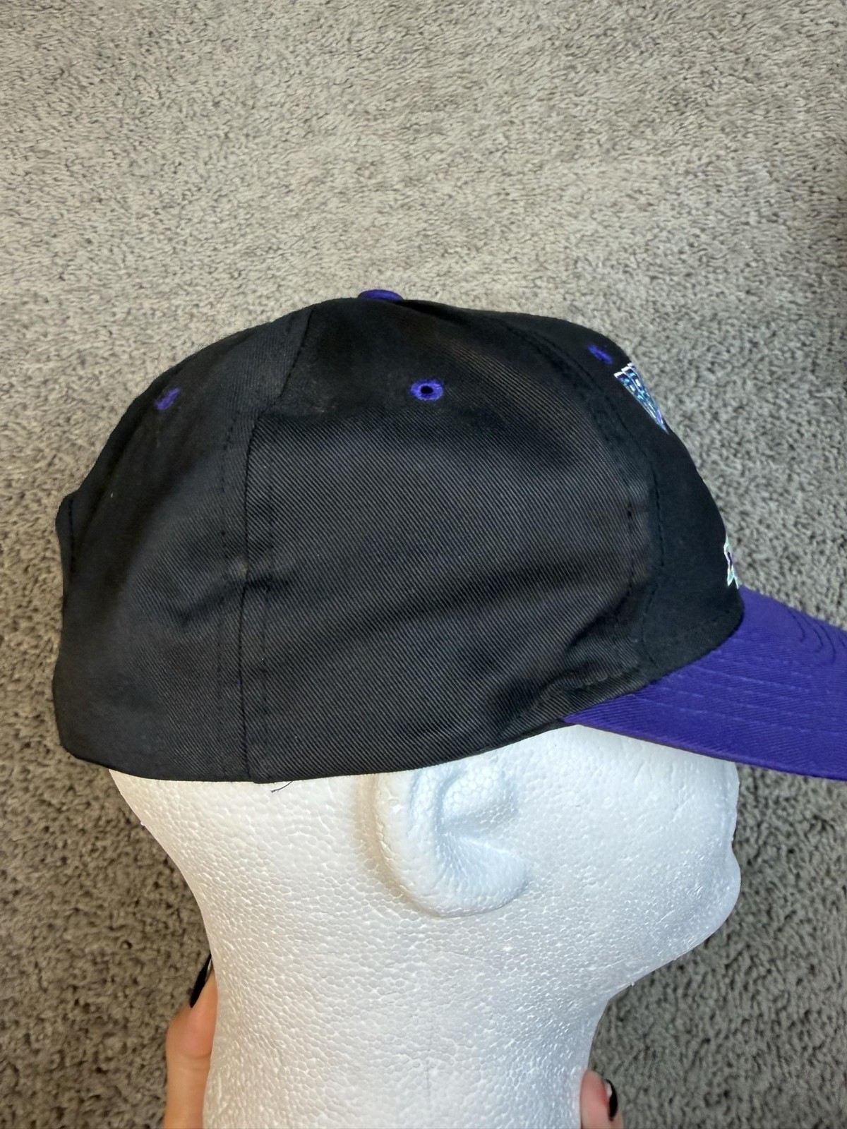 Vintage Brickyard 400 Hat Cap Snap Back Mens One Size Black NASCAR Racing 1995
