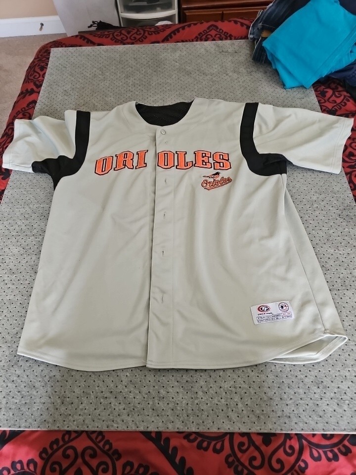 Vintage Baltimore Orioles Jersey Mens Extra Large True Fan Returns Accepted