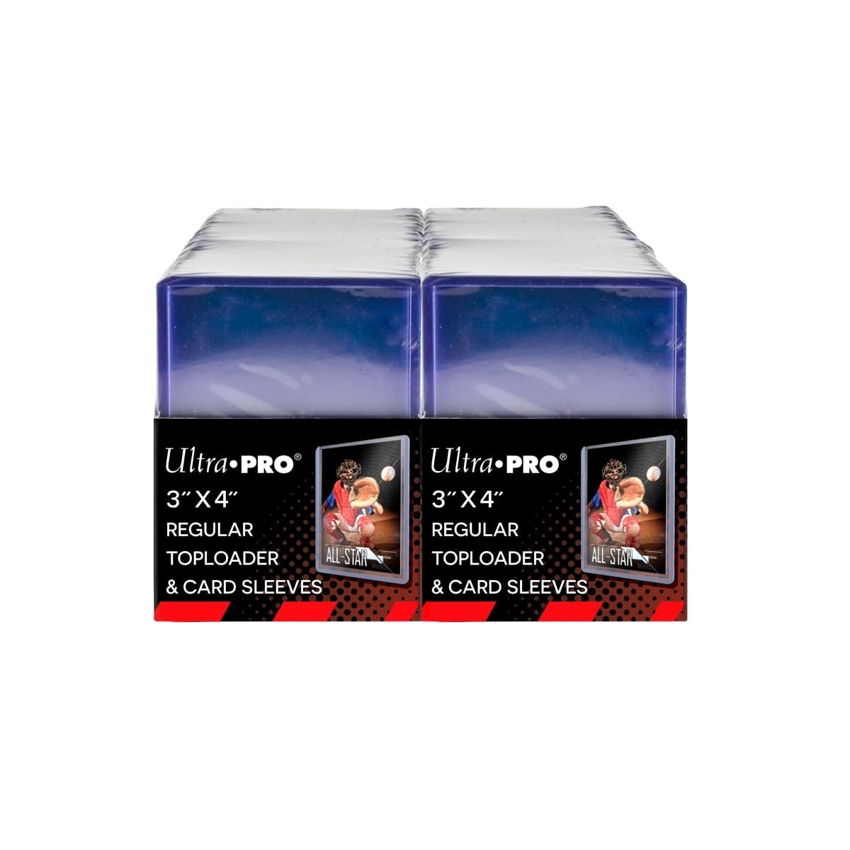 Ultra PRO 3″ x 4″ Clear Regular Toploaders and Soft Sleeves Bundle (200ct)