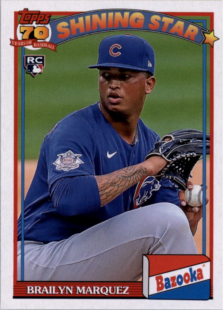 2021 Topps Archives ’91 Bazooka Shining Stars #91BZ12 Brailyn Marquez – BB