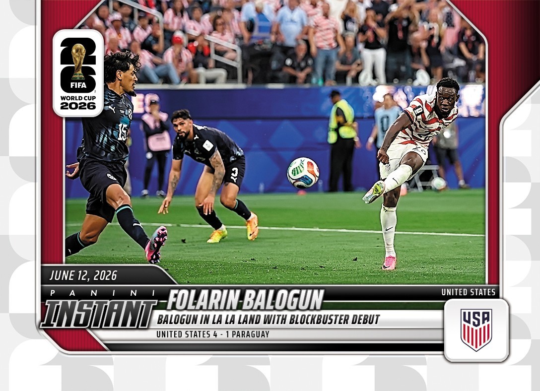 2026 Panini Instant FIFA World Cup #9 Folarin Balogun United States PRESALE