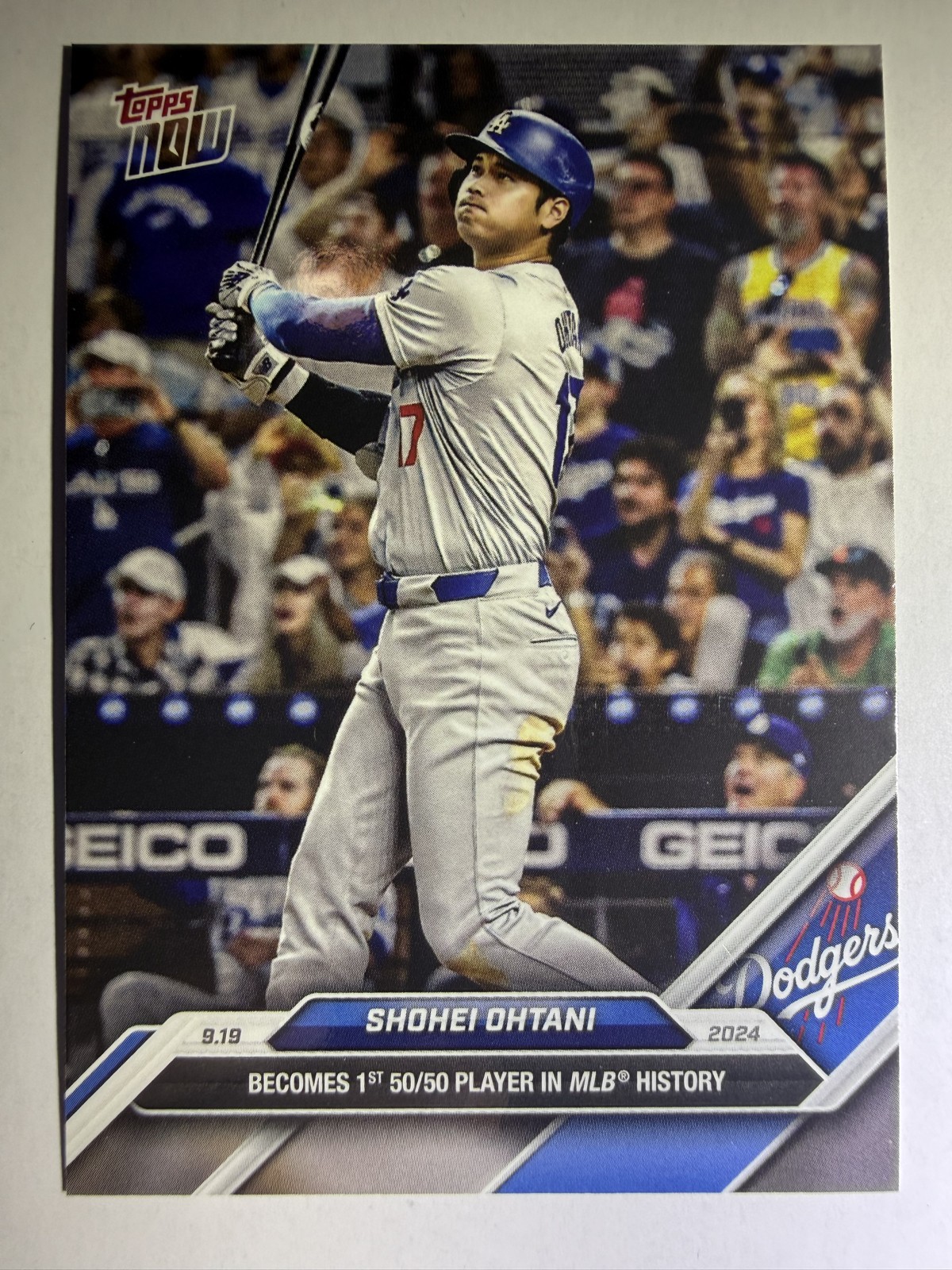 2024 Topps Now – Shohei Ohtani #722 /653737 LA Dodgers! 🔥