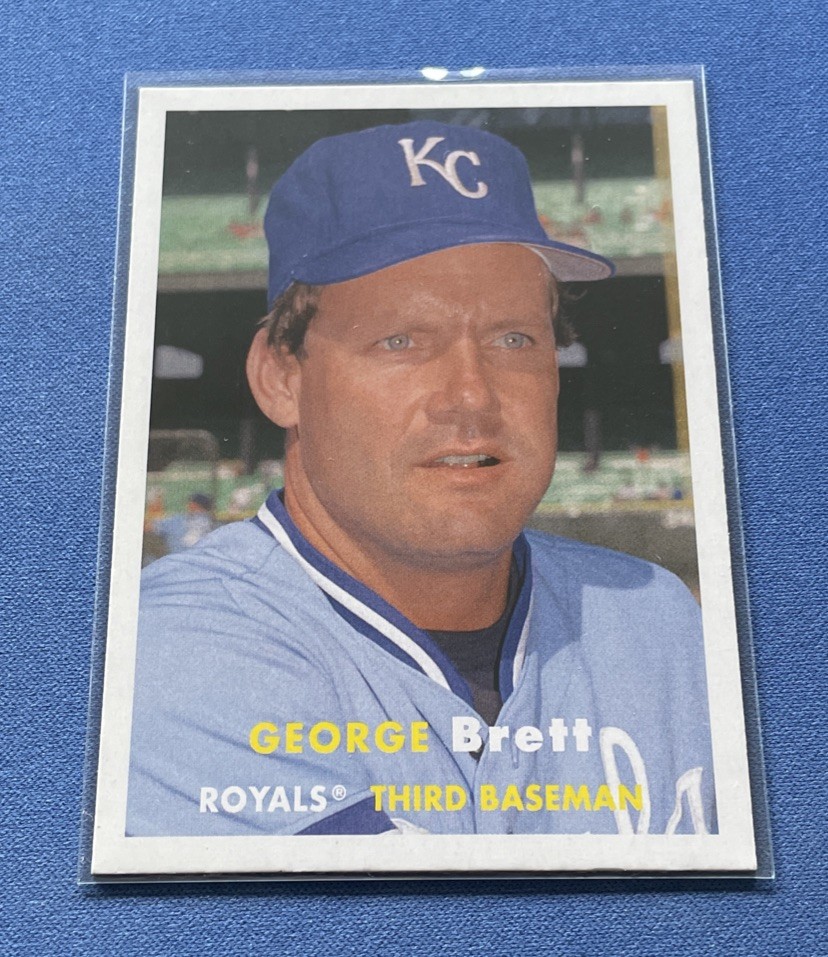 2021 Topps Archives 1957 Topps #7 George Brett Kansas City Royals