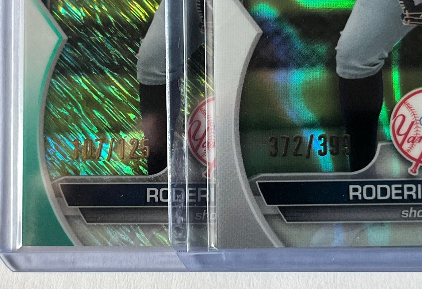 🔥 Roderick Arias 2023 Bowman Chrome Color Parallel Variations Lot BCP-135 🔥