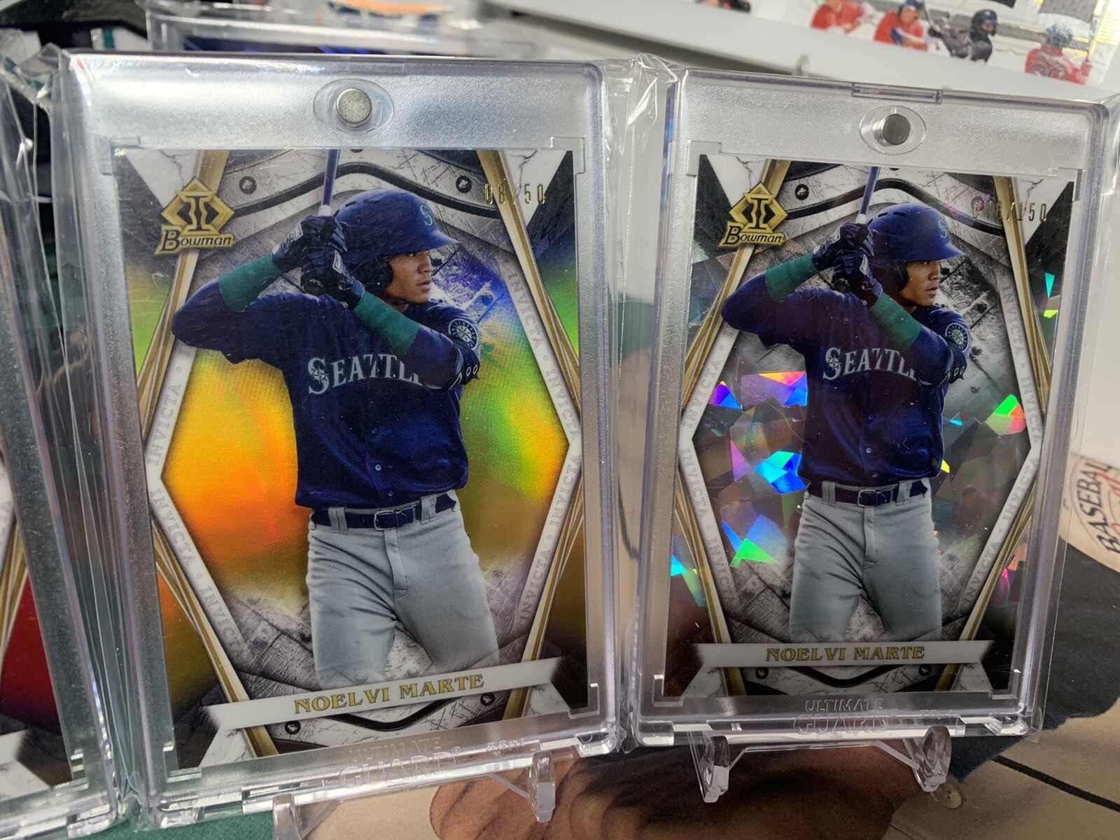 2022 Noelvi Marte Bowman Invicta Rainbow 1/1 /5 /25 /50 /150 Mariners Reds