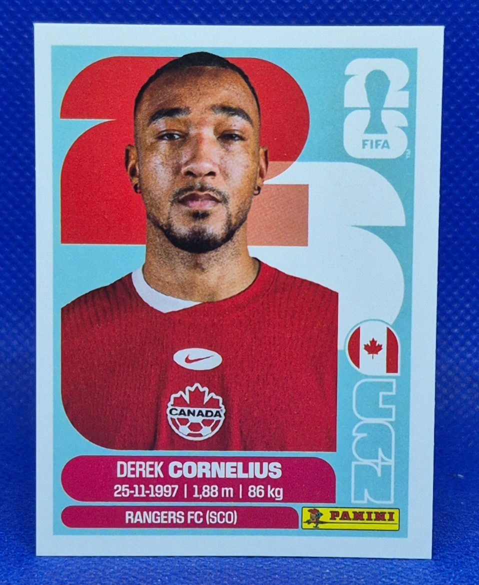2026 Panini FIFA World Cup Sticker Derek Cornelius #CAN 7 – Canada
