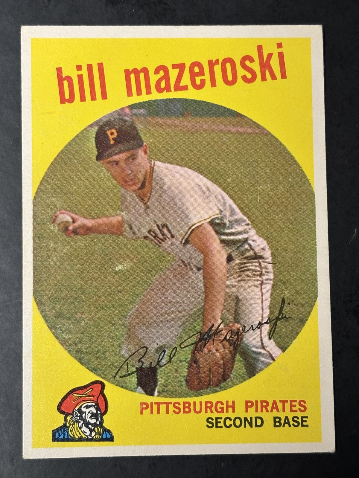 1959 Topps #415 Bill Mazeroski HOF Pittsburgh Pirates EX (READ)