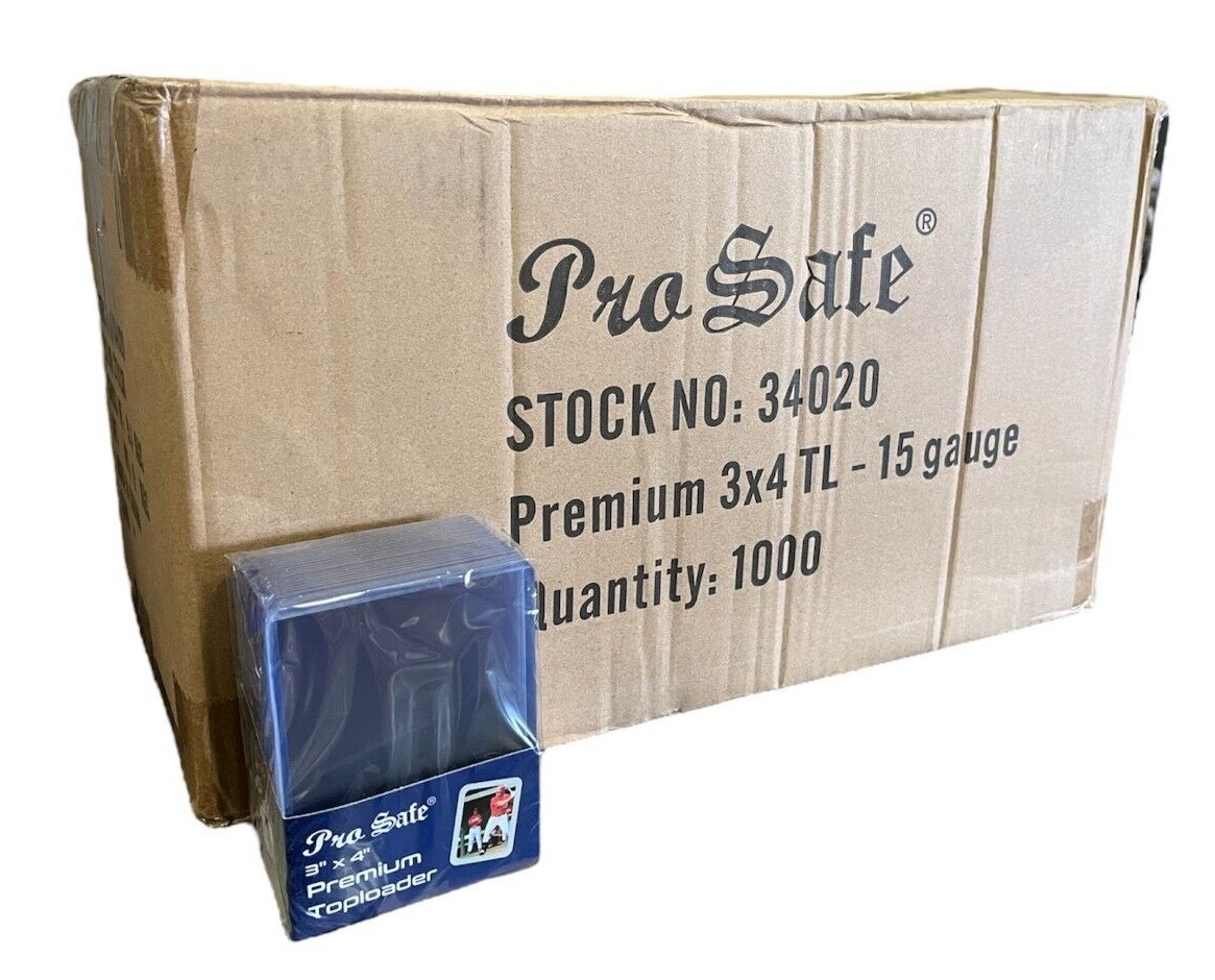 Pro Safe 3×4 15 Gauge Premium Toploaders 34020 New Top Loaders