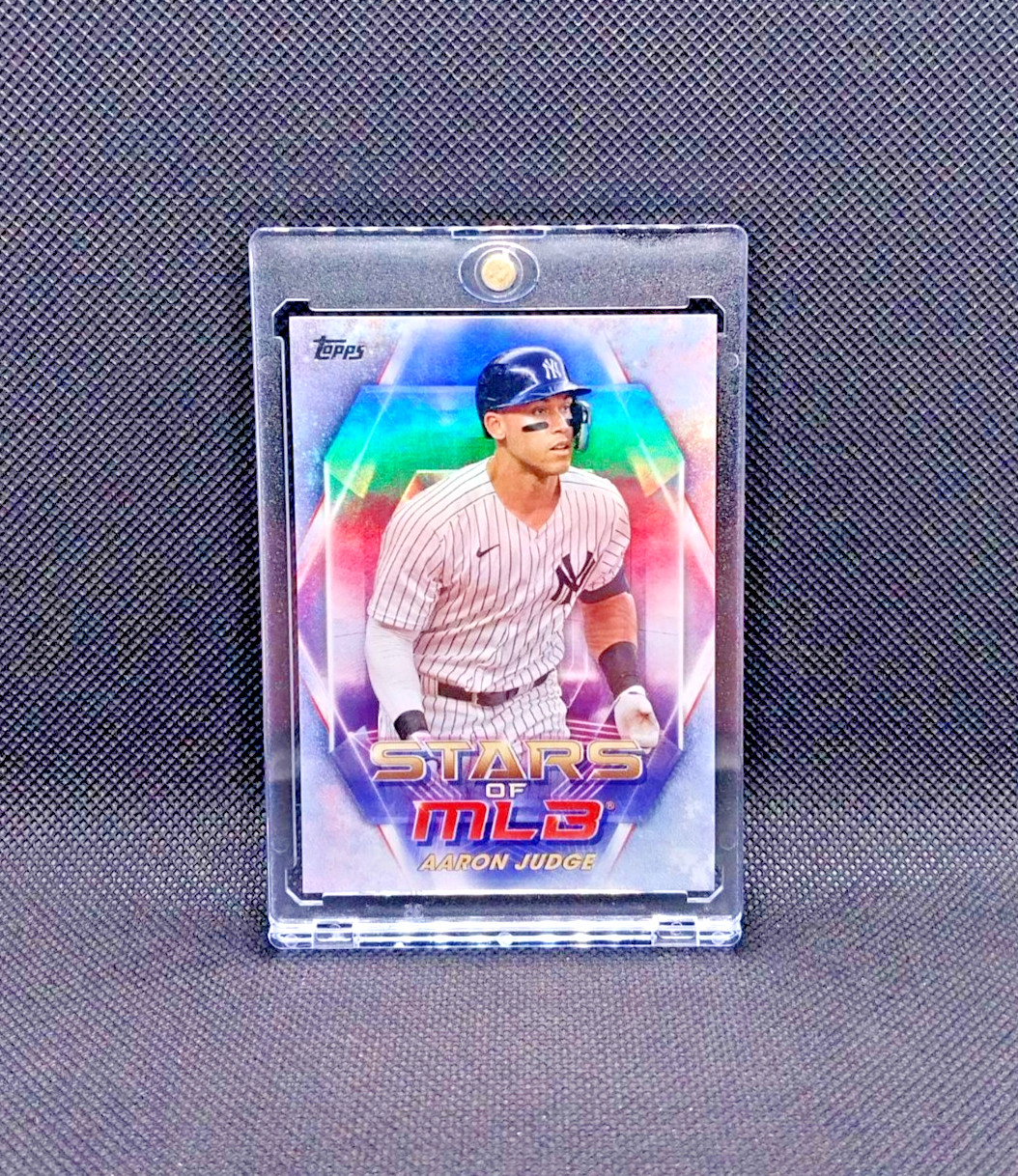 POPULAR AARON JUDGE RAINBOW SHINE HOLO INVESTMENT CARD 2023 MLB STARS – YANKEES