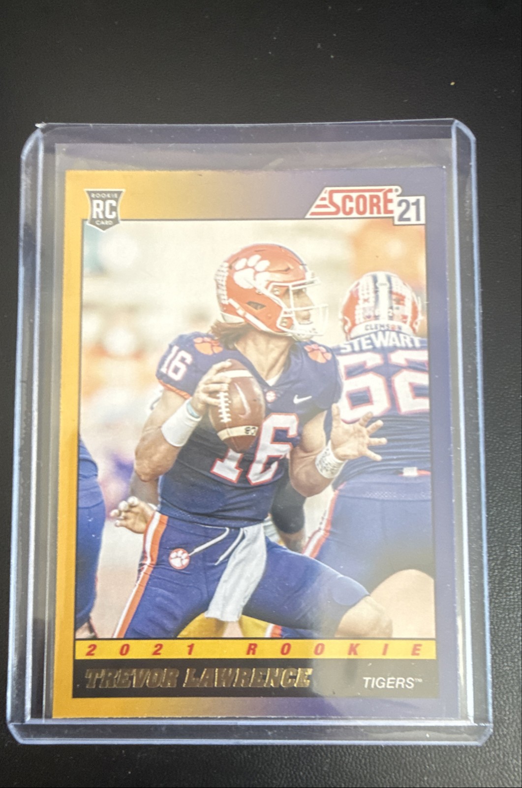 2021 Score – 1991 Throwback Rookies Trevor Lawrence #TB1 Gold (RC)