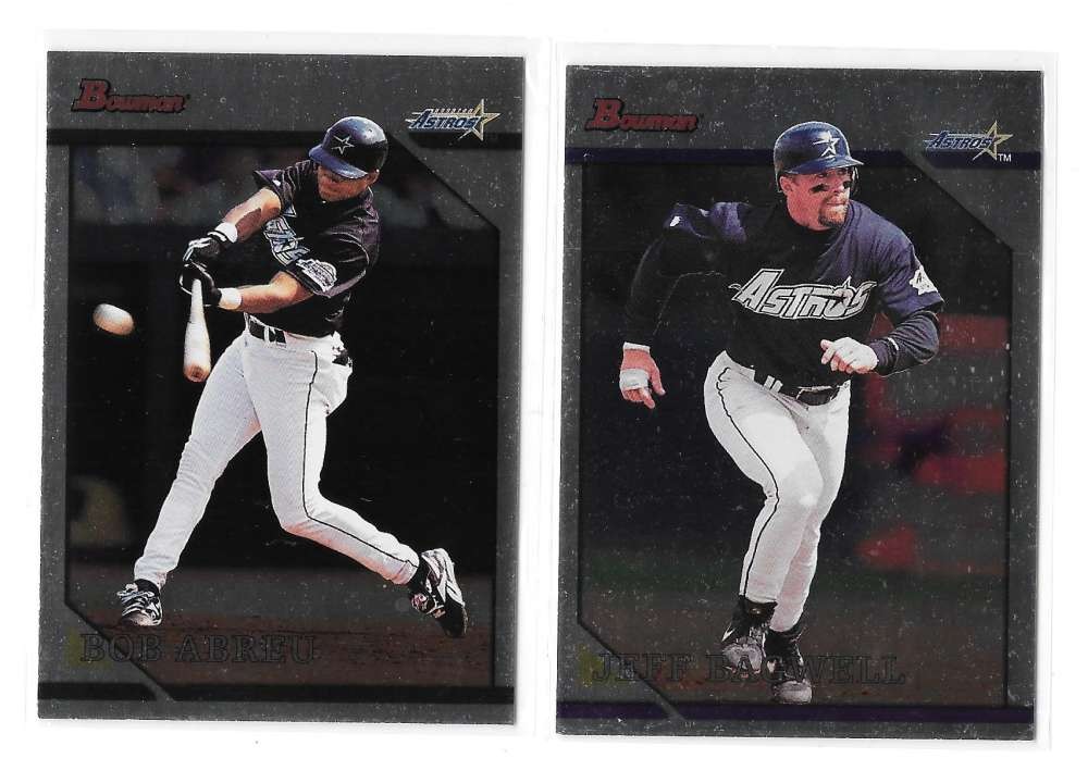1996 Bowman Silver Foil – HOUSTON ASTROS Team Set