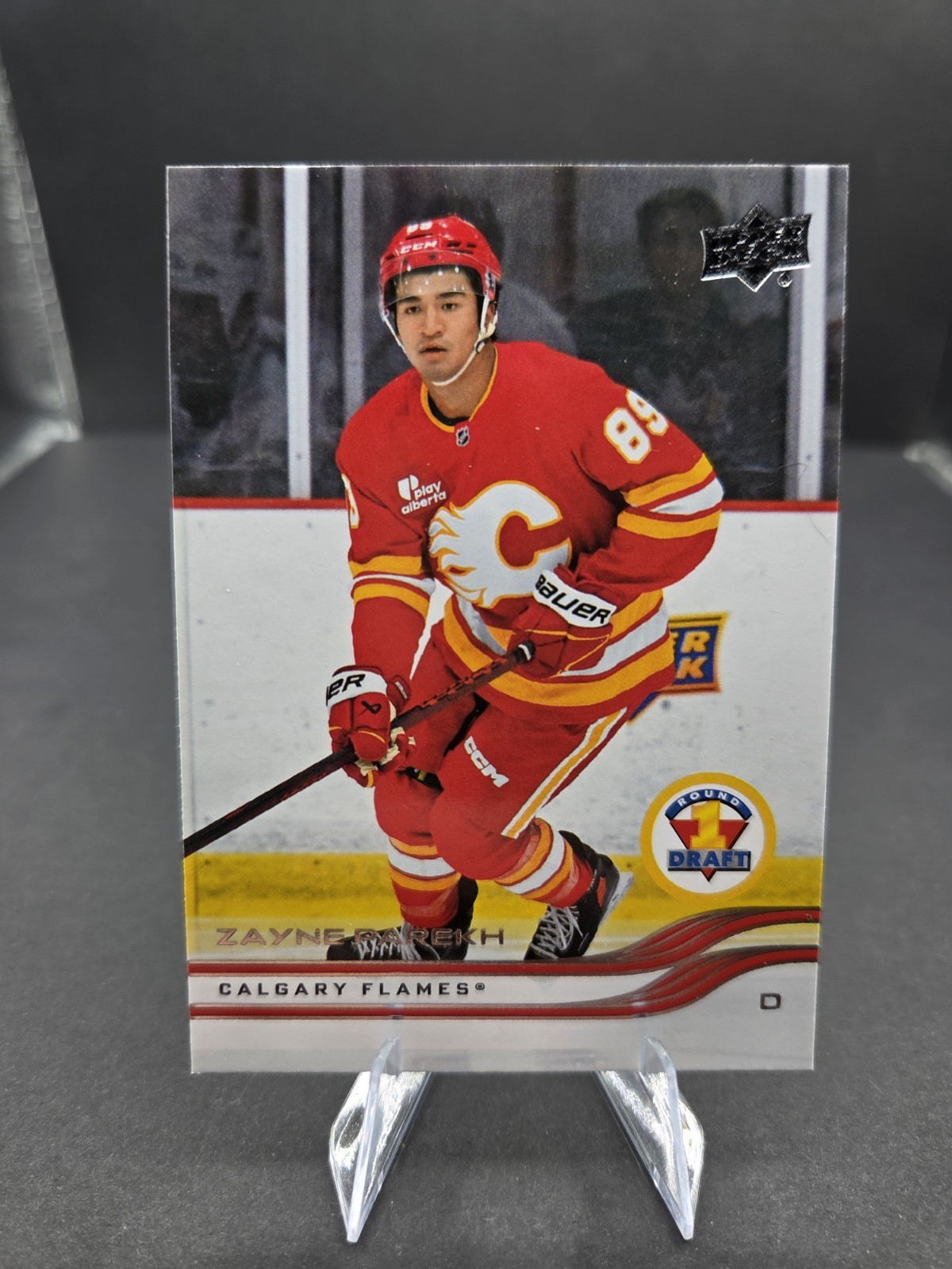 2025-26 Upper Deck Extended Series Zayne Parekh 1st Round Draft – Calgary Flames