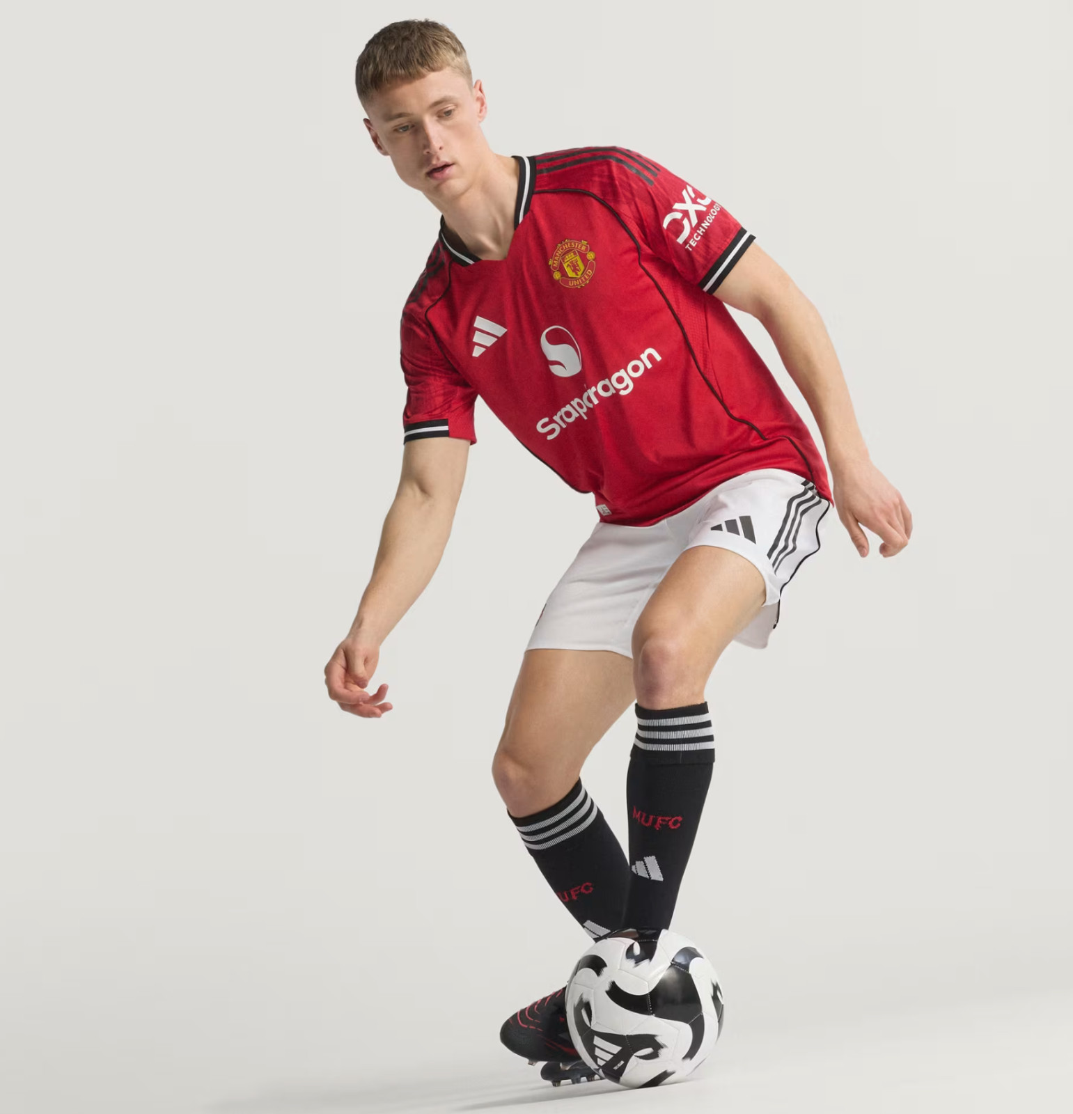 Official Manchester United Authentic 25/26 Authentic Jersey Adidas JI7429