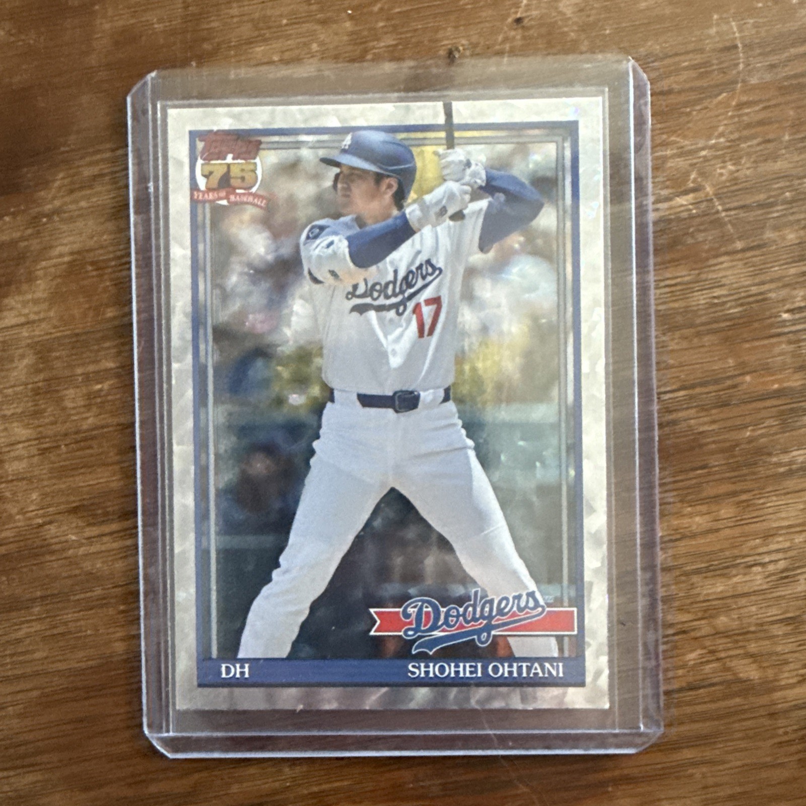 Topps 2026 Series 1 Shohei Ohtani Dodgers 1991 Crackle Foilboard #T91-100