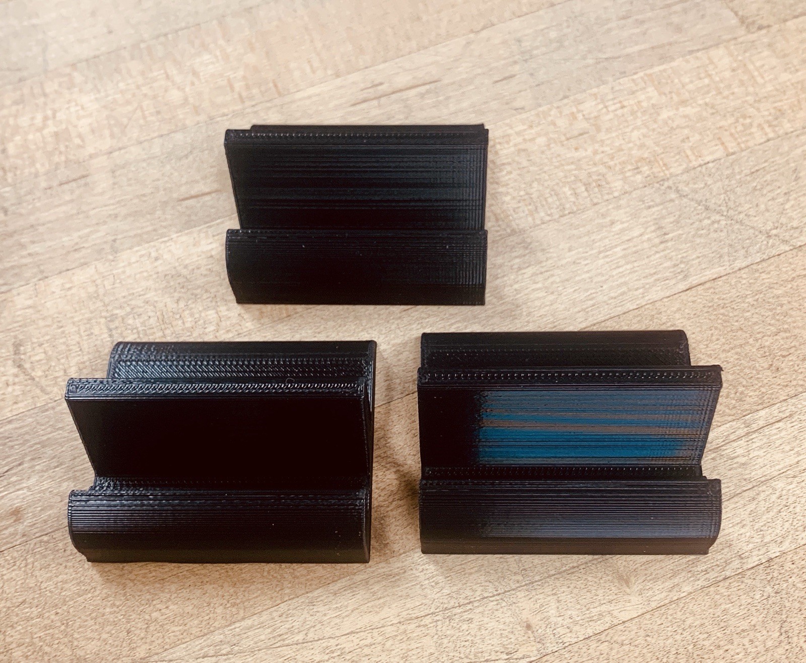 3 PACK 3D BLACK Graded Card Stand PSA Display 🔥UNIVERSAL🔥 Top loader & Slabs