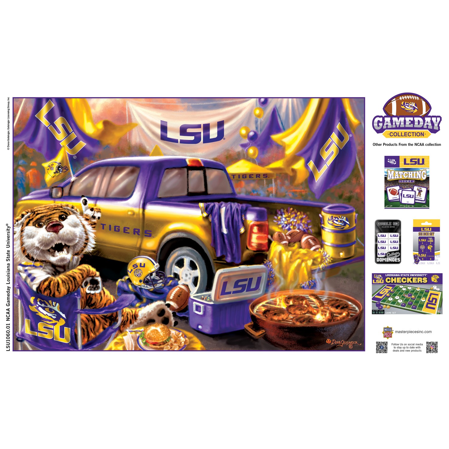 MasterPieces – LSU Tigers – NCAA Gameday 1000 Piece Jigsaw Puzzle