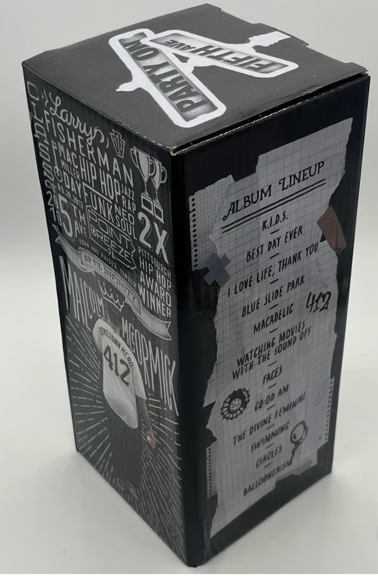MINT – Mac Miller Bobblehead Pirates Stadium Collectable, New UNOPENED BOX