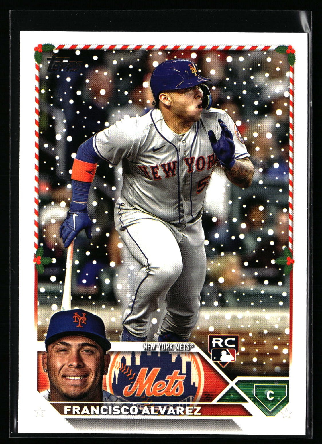 2023 Topps Holiday #H111 Francisco Alvarez New York Mets