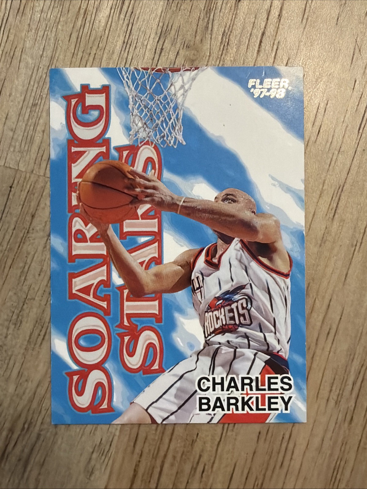 Charles Barkley 1997-98 Fleer Soaring Stars #3 SS Houston Rockets