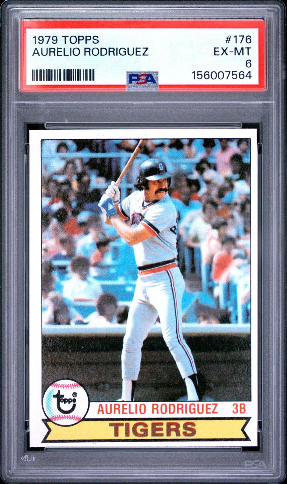 1979 Topps #176 – AURELIO RODRIGUEZ – PSA 6 !!