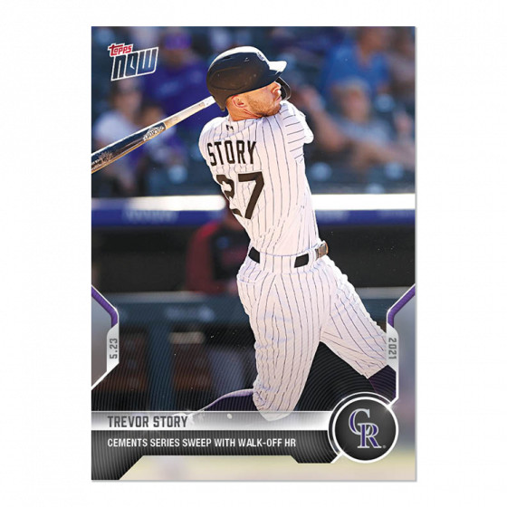 TREVOR STORY COLORADO ROCKIES 2021 TOPPS NOW #265