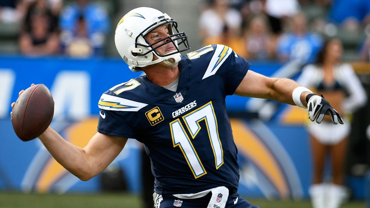PHILLIP RIVERS GAME USED WORN NUMBER “17” PATCH NFL COA HOLOGRAM SD LA CHARGERS
