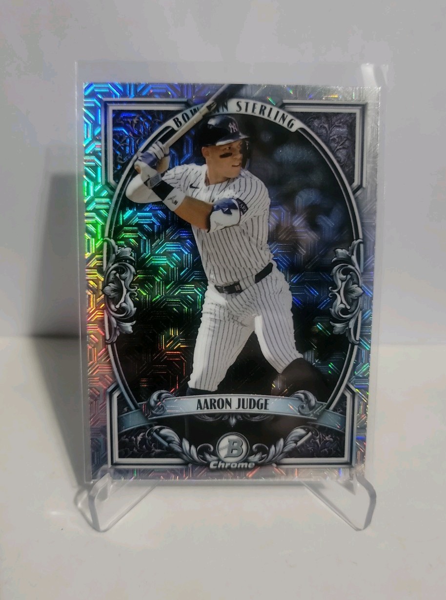2026 Bowman Mega Box Baseball Aaron Judge #BST-4 Bowman Sterling Mojo Yankees