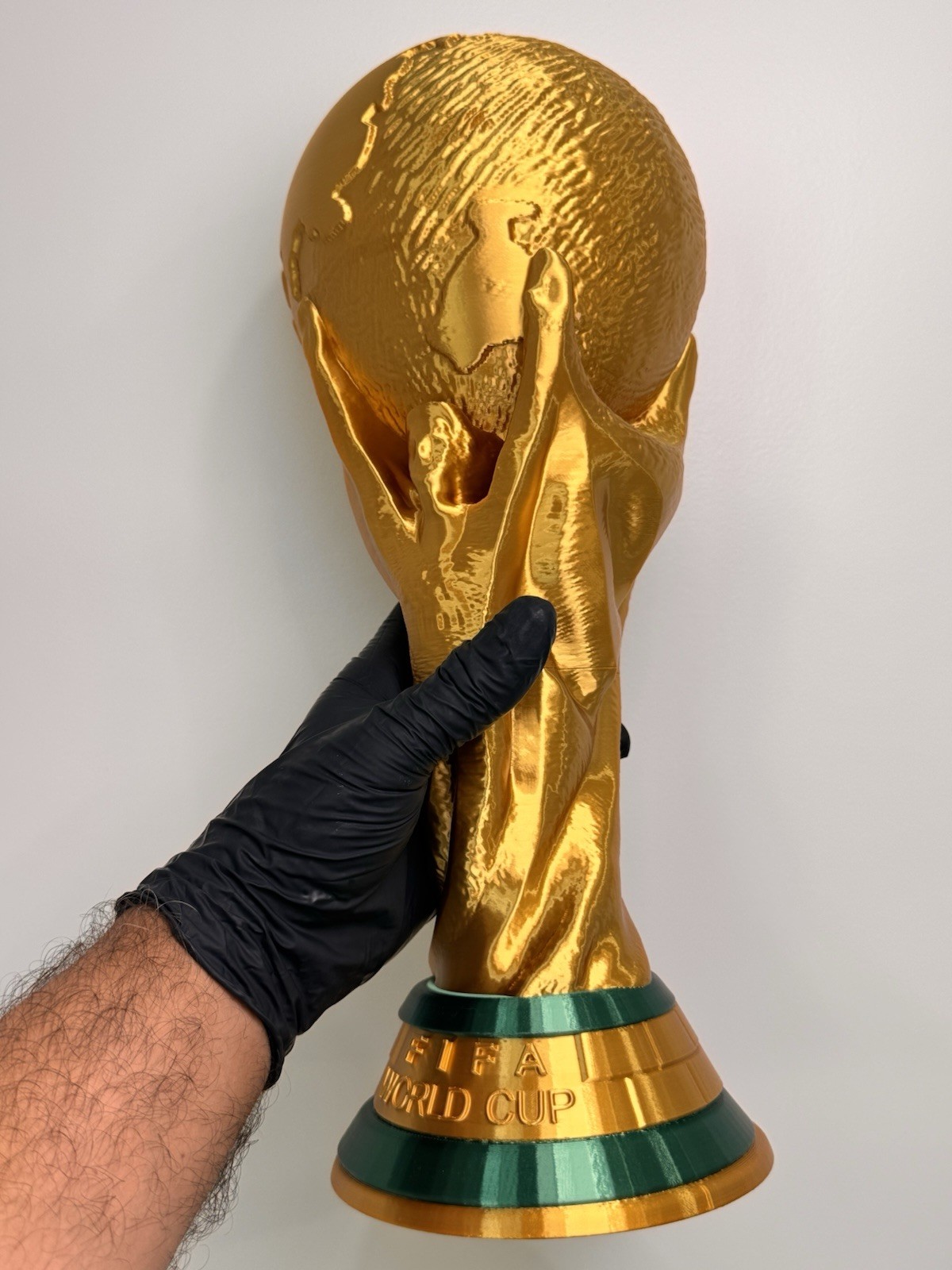 14.5” World Cup Trophy Replica Gold Soccer Cup 3D Printed TikTok 2026 Champions