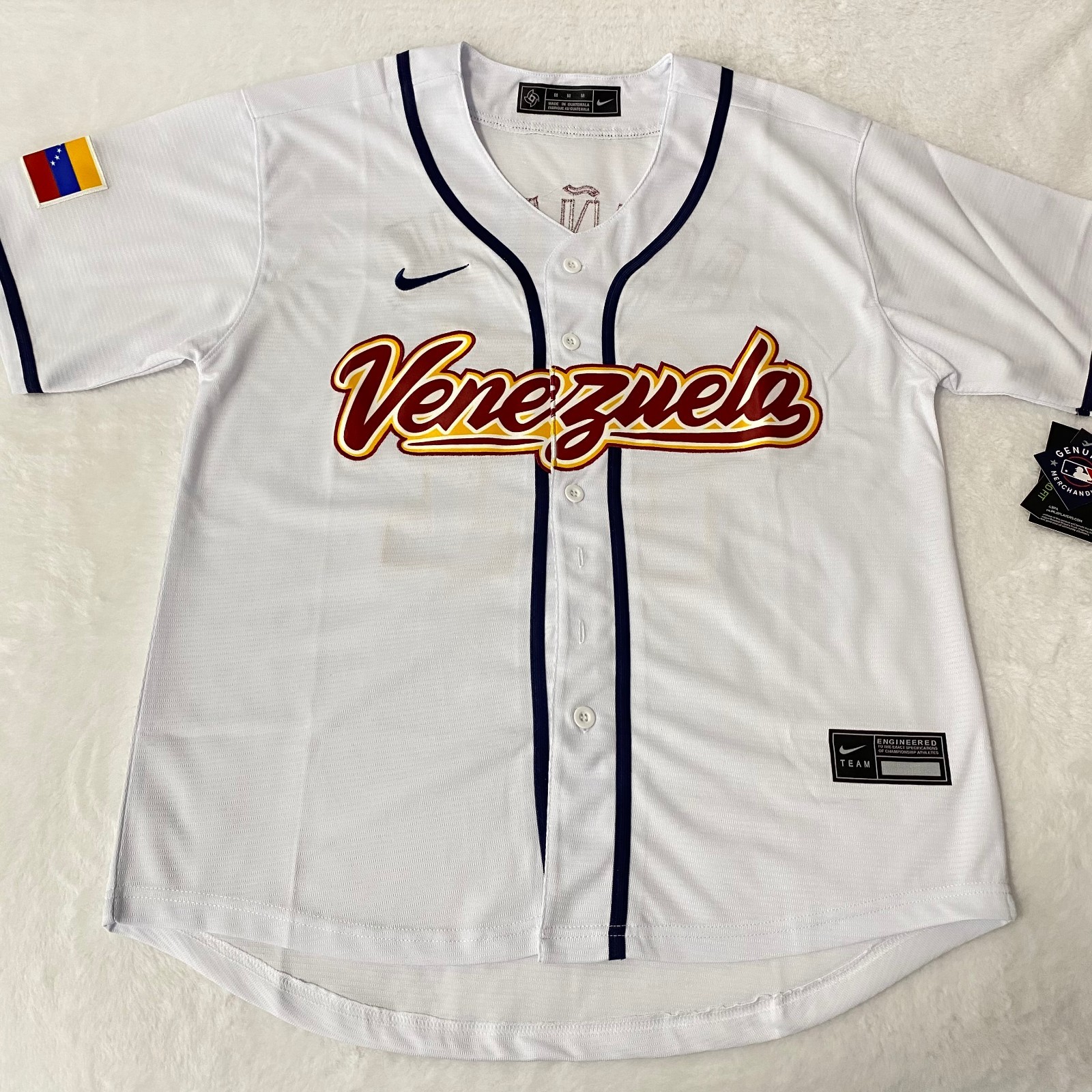Ronald Acuna Jr. #21 Baseball Jersey, Stitched, White, Sizes S-3XL