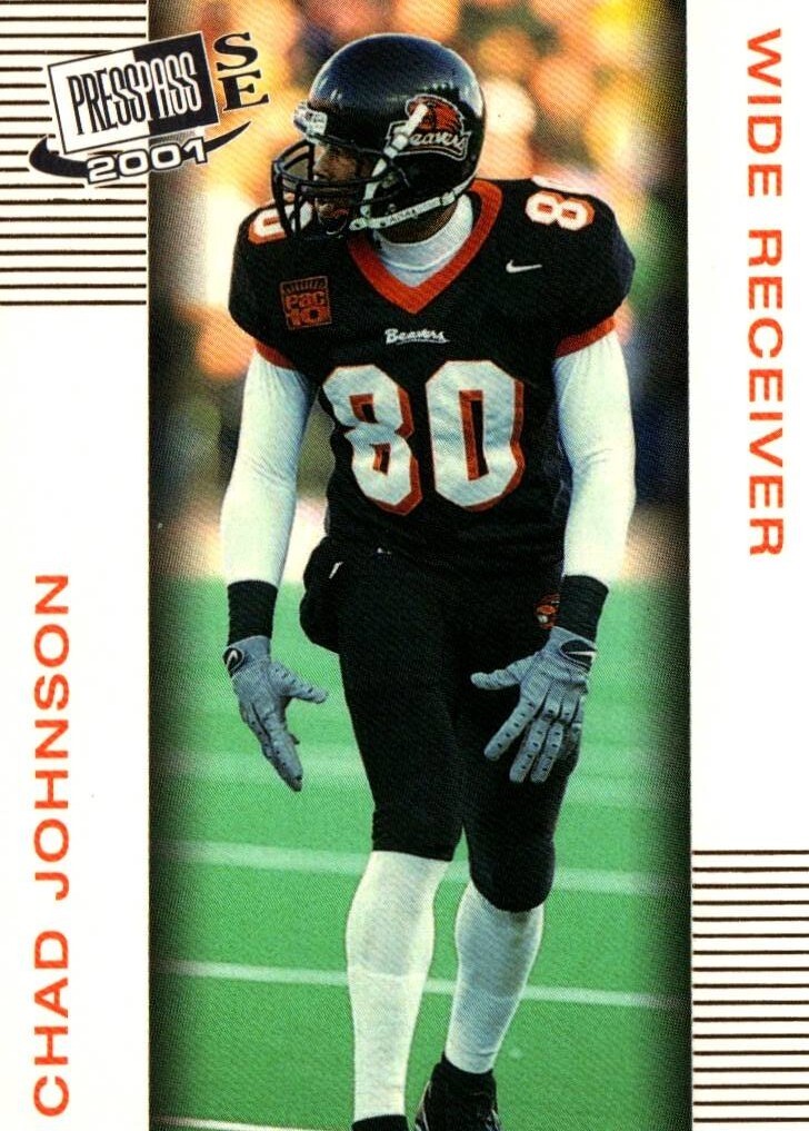 2001 Press Pass SE Chad Johnson #30 RC
