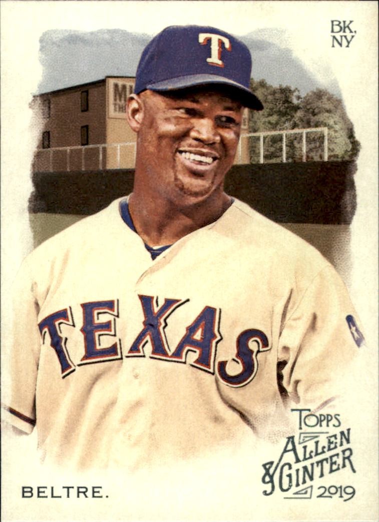 2019 Topps Allen & Ginter #89 Adrian Beltre Texas Rangers