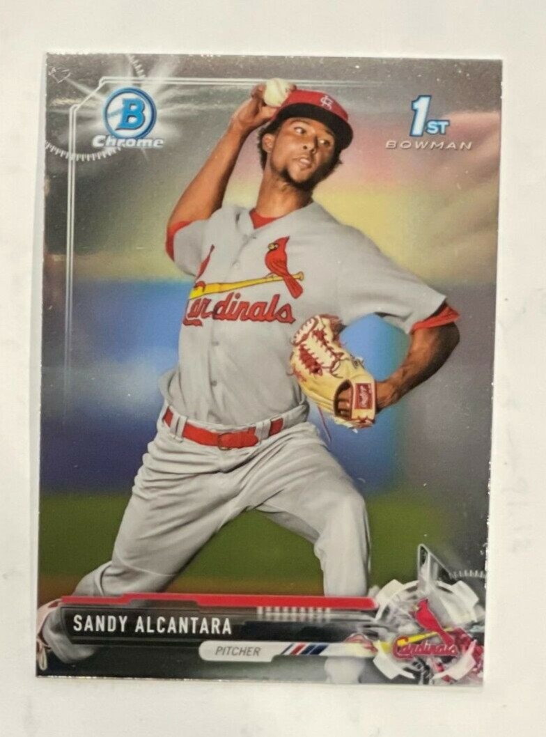 SANDY ALCANTARA – 2017 Bowman Chrome Prospects #BCP43 FS Qty