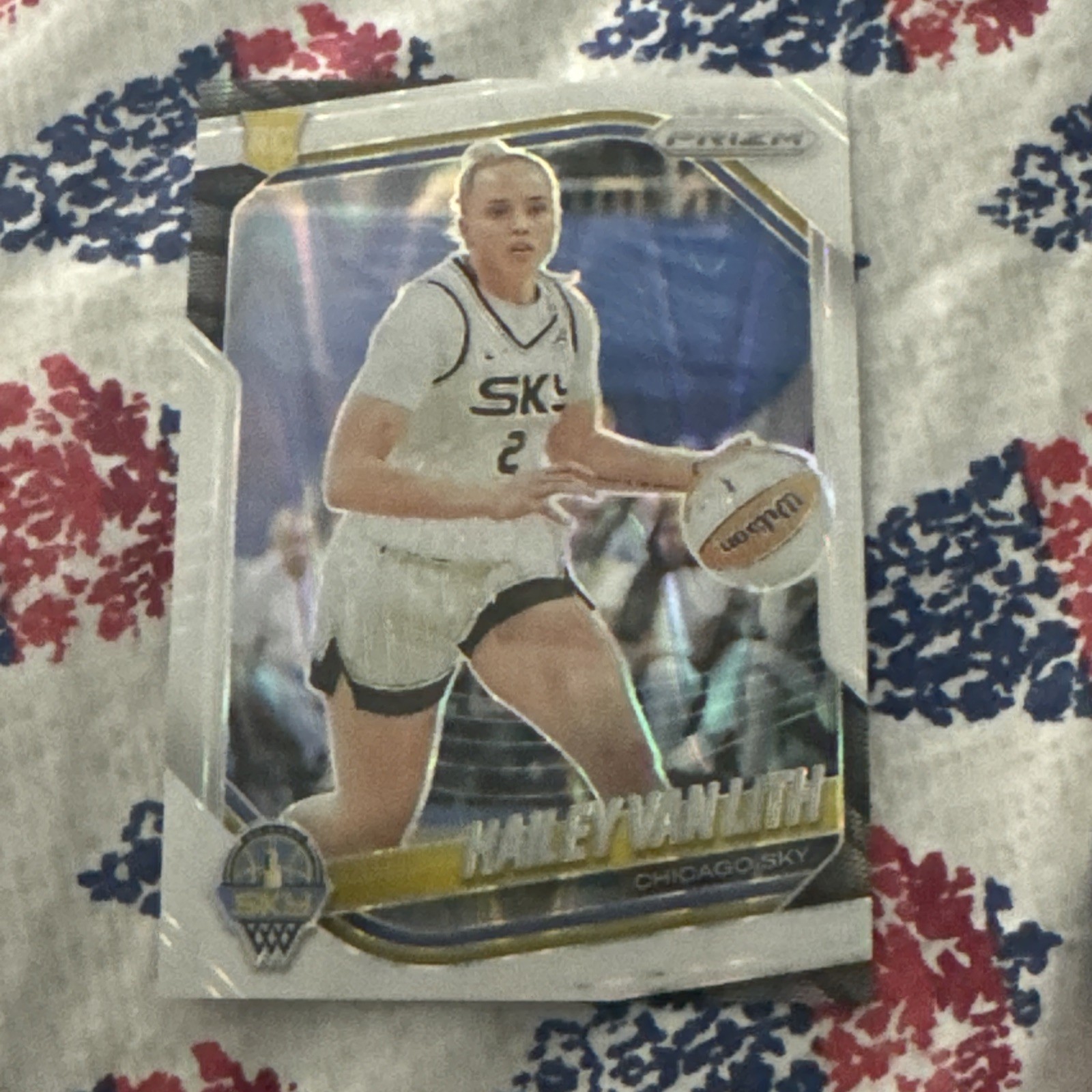 2025 Panini Prizm WNBA Hailey Van Lith 2 Rookie WHITE SEISMIC PRIZM