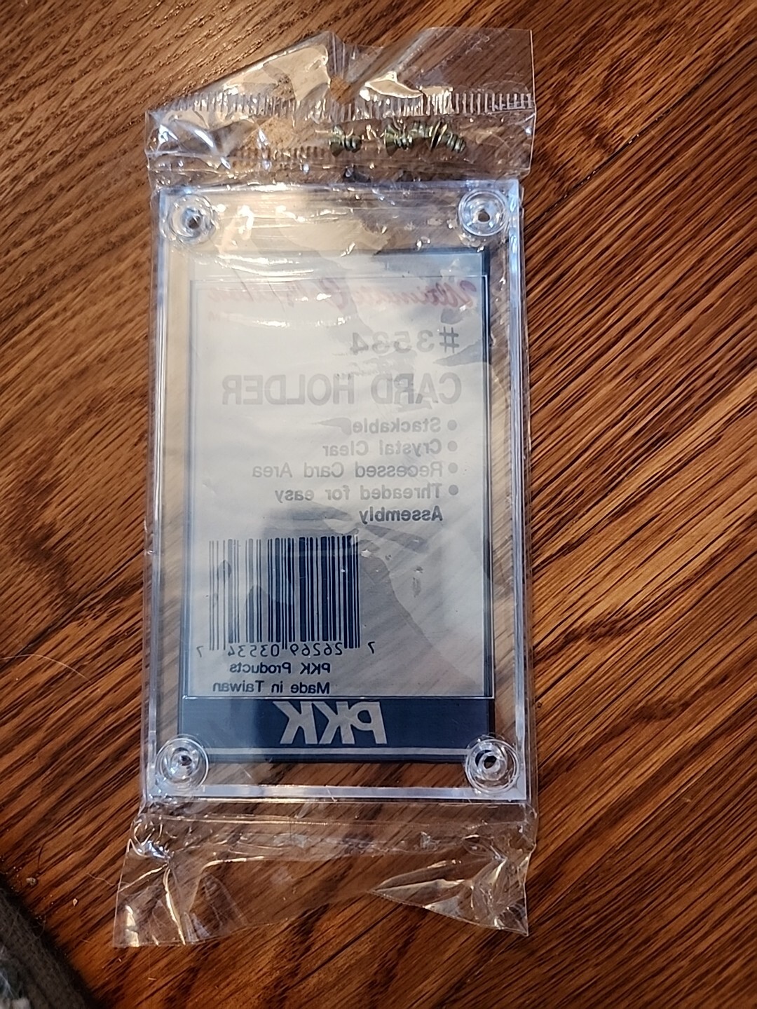 ULTIMATE COLLECTION CARD HOLDER RECESSED CARD AREA NEW #3534 Display
