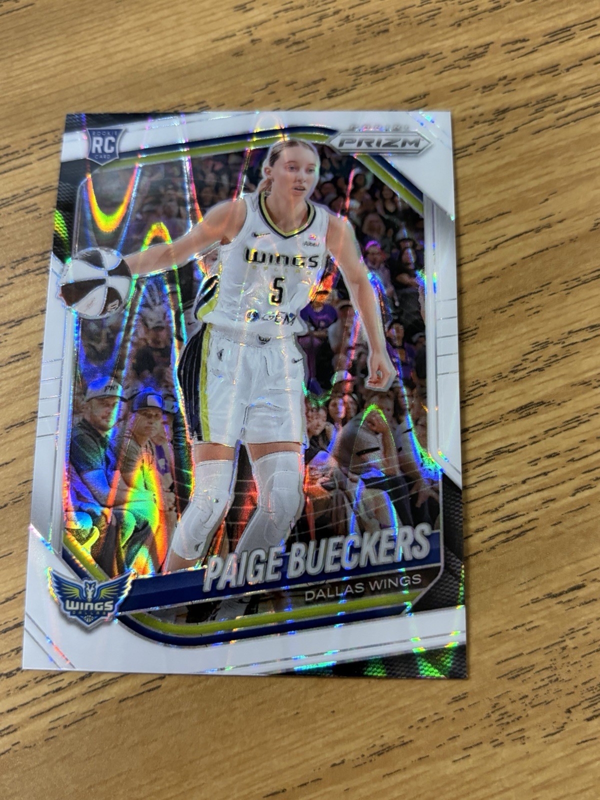 2025 Panini Prizm WNBA Paige Bueckers White Seismic Prizm RC ROOKIE #5 SP
