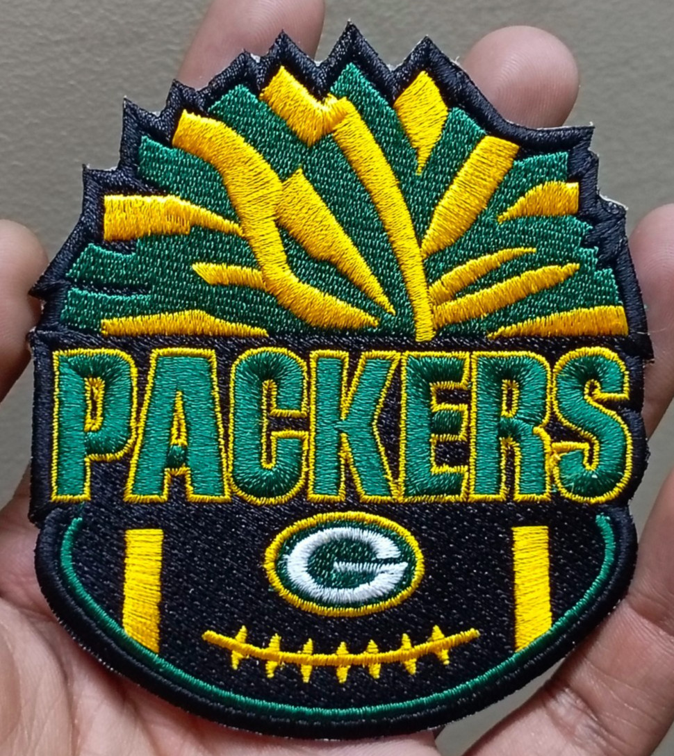 Green Bay Packers NFL Team Logo Iron On Patch – Sew Patch – Embroidered Patch