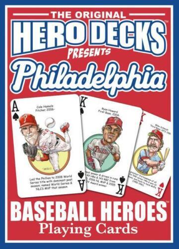 MLB Baseball Hero Decks Caricature 52 Playing Cards rare custom Parody art