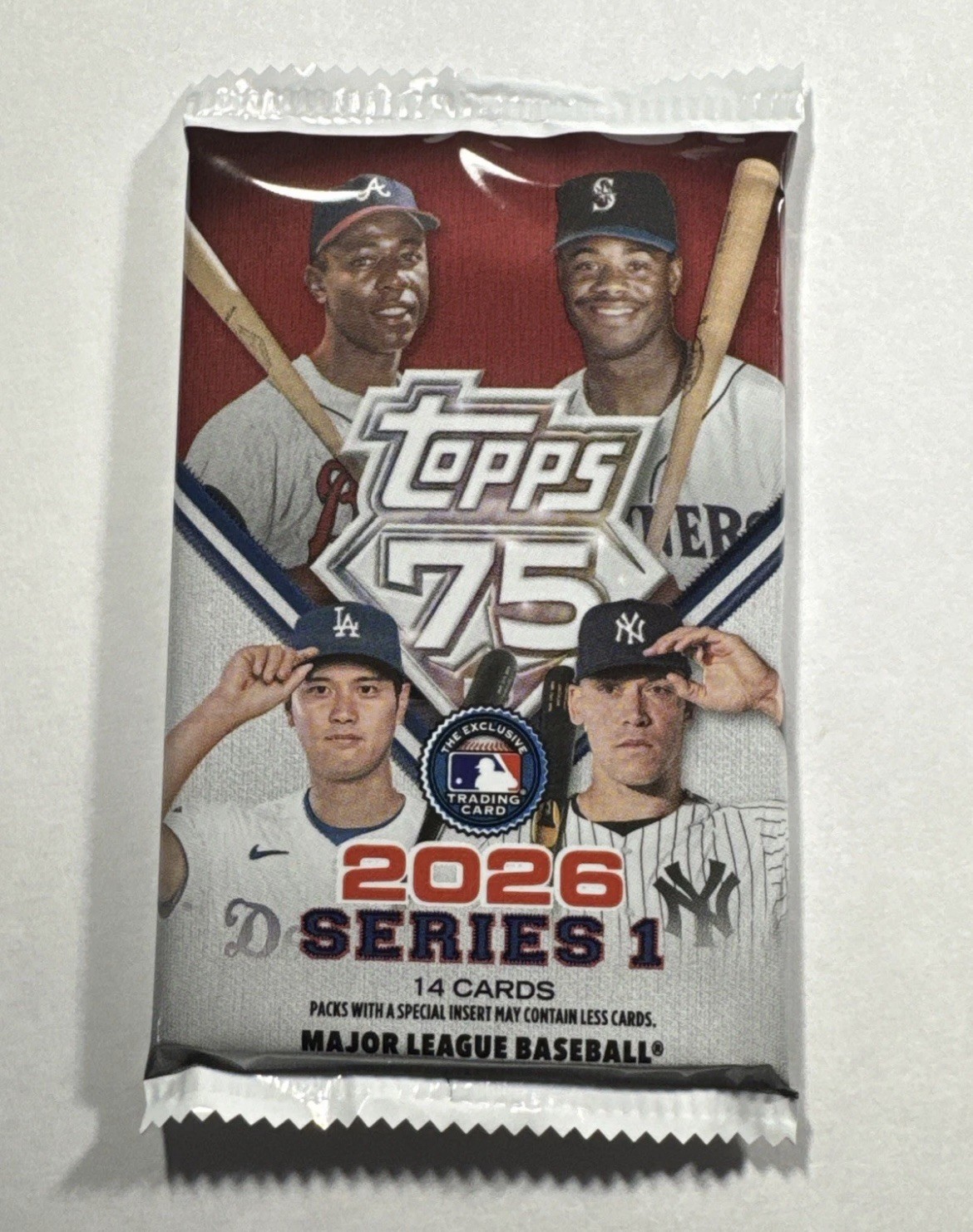 (1) 2026 Topps Series 1 Baseball MLB Factory Sealed 14 Card Pack From Box